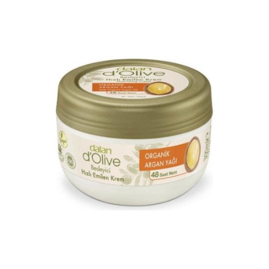 DALAN D'OLIVE BESLEYICI HIZLI EMILEN KREM ORGANIK ARGAN YAGI 300 ML