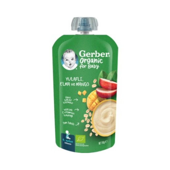 GERBER YULAFLI ELMA VE MANGO PURESI 110 GR