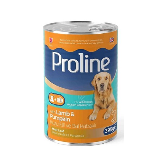 PROLINE KUZU ETLI VE BAL KABAKLI KOPEK MAMASI 395 GR
