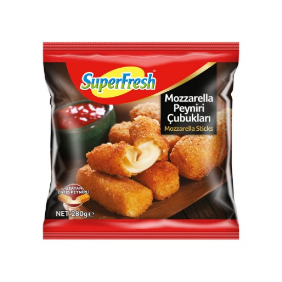 SUPERFRESH MOZZARELLA PEYNIR CUBUKLARI 280 GR