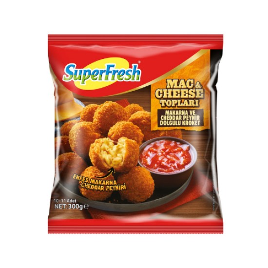 SUPERFRESH MAC&CHEESE TOPLARI 300 GR