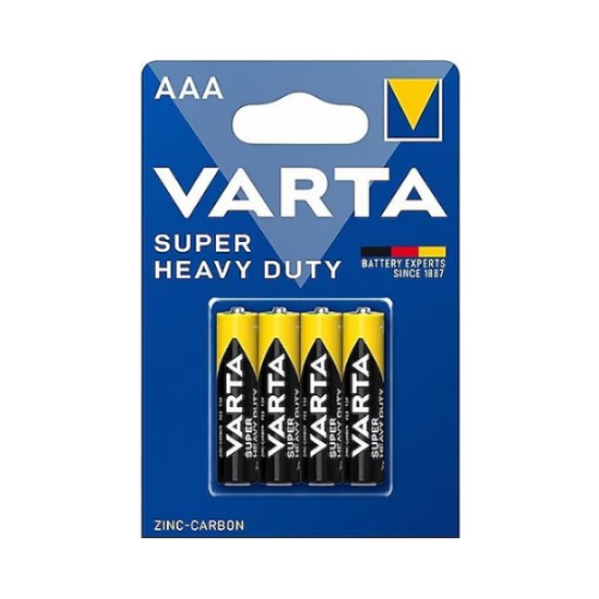 VARTA SUPER HEAVY DUTY 4 AAA