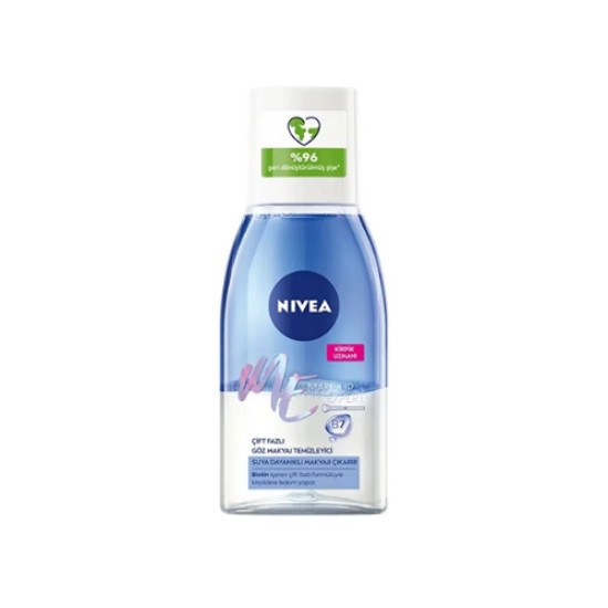 NIVEA GOZ MAKYAJ TEMIZLEYICI CIFT ETKILI 125 ML