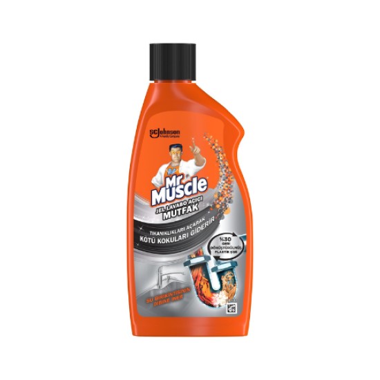 MR MUSCLE JEL LAVABO ACICI MUTFAK 500 ML