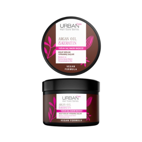 URBAN YOGUN SAC BAKIM MASKESI ARGAN OIL KERATIN 230 ML