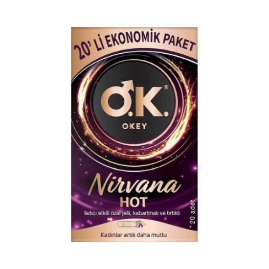 OKEY PREZERVATIF NIRVANA HOT EKONOMIK 20 LI