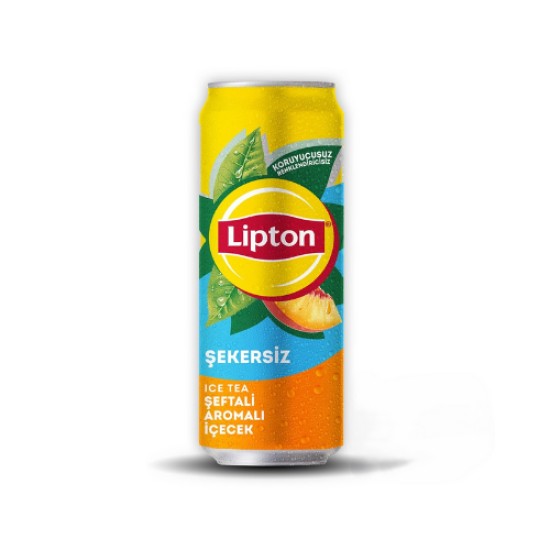 LIPTON ICE TEA SEKERSIZ SEFTALI 330 ML