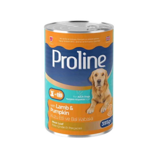 PROLINE KOPEK KUZU ETLI VE BAL KABAKLI 395 GR