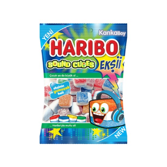 HARIBO SOUND CUBES EKSI 70 GR