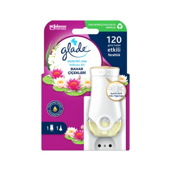 GLADE ELEKTRIKLI ODA KOKUSU KIT BAHAR CICEKLERI 
