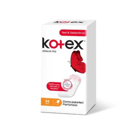 KOTEX DAILY PADS 34 PACK